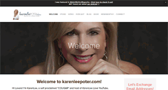 Desktop Screenshot of karenleepoter.com